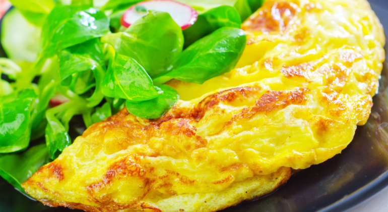 Zdrowy omlet przepis
